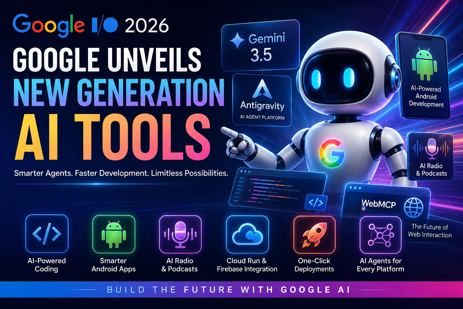 Google Introduces a New Generation of AI Development Tools at Google I/O 2026